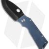 Medford TFF-1 Fat Daddy Frame Lock Knife Blue Titanium (4" Black PVD) MKT