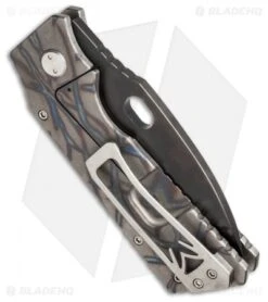 Medford TFF-1 Fat Daddy Frame Lock Knife Trailing Flame Titanium (4" Black) MKT -Elite Folds medford mk15dp 03fl side cm