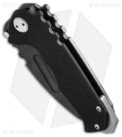 Medford Praetorian Genesis G Tanto Knife Black G-10/Flamed Ti (3.3" Black) MKT -Elite Folds medford mk28dpt 08fl bottom cm