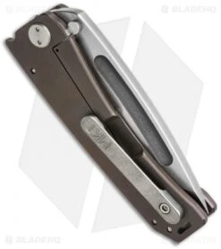 Medford Marauder Tanto Frame Lock Knife Bronzed (4.25" Stonewash) MKT -Elite Folds medford mkt marauder bronze tumbled side cm