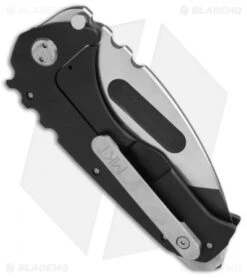 Medford Praetorian T Frame Lock Knife DLC Black Titanium (3.75" Two-Tone) MKT -Elite Folds medford mkt praetorian t dlc d2 side