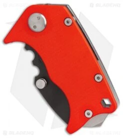 Medford Panzer Tanto Frame Lock Knife Orange G-10/Flame (2.5" Black) MKT 4 Medford Panzer Tanto Frame Lock Knife Orange G-10/Flame (2.5" Black) MKT -Elite Folds medford panzer tanto orange G10 flame black MK10DPT 11FL BHQ 49414 er spine