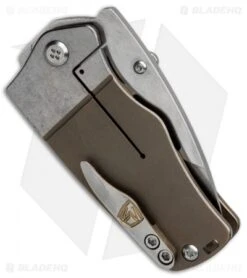 Medford Sherman Frame Lock Knife Titanium (2.6" Stonewash) MKT -Elite Folds medford sherman mk36dt 02an BHQ 34484 er side