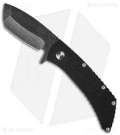 Medford TFF-2 Flipper Frame Lock Knife Black G-10 (4" Black SW) MKT
