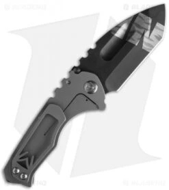 Medford Custom Praetorian Ti Tanto Frame Lock Knife (3.75" Black) MKT -Elite Folds mkt praetorian ti 2013 dp custom back cm