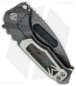 Medford Custom Praetorian Ti Frame Lock Knife (3.75" Gray) MKT -Elite Folds mkt praetorian ti 2013 dp side cm