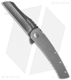 Ontario Carter Prime Frame Lock Flipper Titanium (3.375" Black SW) 8875 OKC