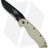 Ontario RAT Model 1 Liner Lock Knife Desert Tan (3.625" Black Serr) 8847DT