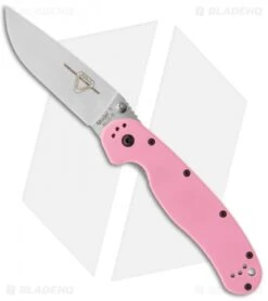 Ontario RAT Model 1 Liner Lock Knife Pink (3.625" Satin) 8865