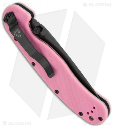 Ontario RAT Model 1 Liner Lock Knife Pink (3.625" Satin) 8865 2 Ontario RAT Model 1 Liner Lock Knife Pink (3.625" Satin) 8865 - Image 2