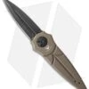 Paragon Warlock Folding Knife Tan Aluminum (3.9" Black)