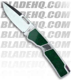 Blackie Collins Paragon Custom Green Malachite Folding Hunter Clip Point Knife