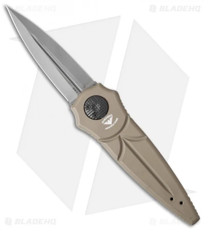Paragon Warlock Folding Knife Tan Aluminum (3.9" Bead Blast) -Elite Folds paragon warlock d earth bb BHQ 33998 jr