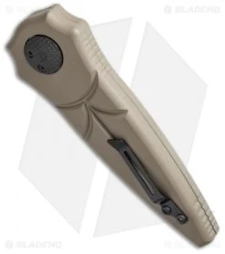 Paragon Warlock Folding Knife Tan Aluminum (3.9" Bead Blast) -Elite Folds paragon warlock d earth bb side cm