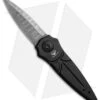 Paragon Warlock Folding Knife Black Aluminum (3.9" Damascus)