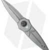 Paragon Warlock Folding Knife Raw Aluminum (3.9" Bead Blast)