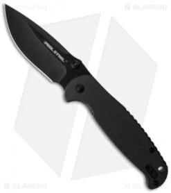 Real Steel Knives H6 Blue Sheep Liner Lock Knife Black G-10 (3.625" Black)