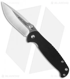 Real Steel Knives H6 Blue Sheep Liner Lock Knife Black G-10 (3.625" Satin)