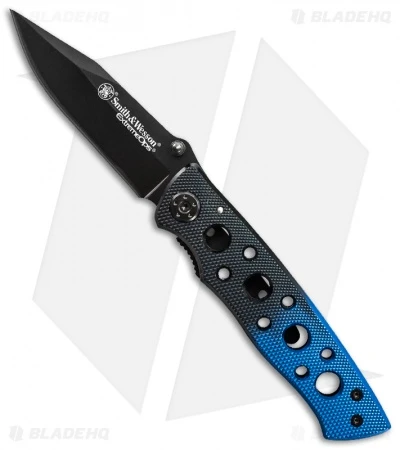 Smith & Wesson Extreme OPS Folder Blue/Black (3.1" Black ) CK111 1 Smith & Wesson Extreme OPS Folder Blue/Black (3.1" Black ) CK111