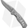 Smith & Wesson Extreme OPS Clip Point Folding Knife (Stonewash Serr) CK11HS
