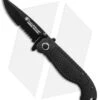 Smith & Wesson Special Tactical Drop Point Liner Lock Knife (3.5" Black Serr)