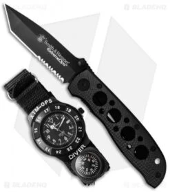 Smith & Wesson Extreme Ops Watch & Knife Combo Set SW-XTMOPS-2