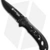 Smith & Wesson Oasis SW423BS Folding Knife Titanium Coated (Black Serr)