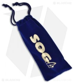 SOG Arcitech Damascus Knife W/ Carbon Fiber Folding Arc-Lock (Damascus) A03 -Elite Folds sog arcitech damascus a03 pouch