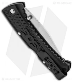 SOG Traction Clip Point Lockback Knife (3.375" Satin) TD1011-CP -Elite Folds sog traction td1011 cp side cm